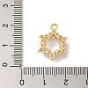 Brass with Cubic Zirconia Pendants KK-G499-15G-02-3