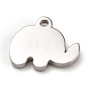 304 Stainless Steel Charms STAS-L245-004P-2