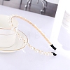 Plastic Imitation Pearl Beads Hair Bands PW-WG5BE19-02-1