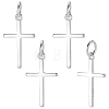 4Pcs Rack Plating 925 Sterling Silver Pendants STER-BBC0009-32-1