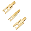 3Pcs 3 Styles 304 Stainless Steel Watch Band Clasps STAS-HS0001-91G-1