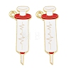 Medical Theme Alloy Enamel Pendants AL-CBA2919-03G-04C-1
