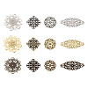  Jewelry Iron & Alloy Filigree Joiners Links FIND-PJ0001-02-10