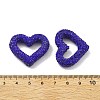 Heart Shape Polymer Clay Rhinestone Beads CLAY-NH0001-09A-15-4