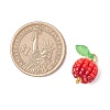 Glass Seed Beaded Berry Fruit Pendants PALLOY-MZ00729-01-2