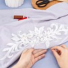 Flower Blossom Sequin Appliques DIY-WH0407-02-3