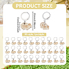 30Pcs Wood Locking Stitch Markers HJEW-BC00115-2