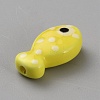 Handmade Porcelain Beads PORC-WH20001-02G-2