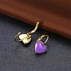 Trendy Tin Alloy Leverback Earrings EJEW-BB20929-A-5