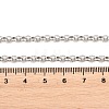 4MM 304 Stainless Steel Rolo Chain Necklaces for Men Women NJEW-H093-07A-P-4