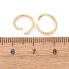 Brass Open Jump Rings KK-G604-08G-06-4