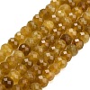 Faceted Dyed Natural White Jade Beads Strands GG-CBAE966-01A-E-2
