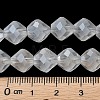 Electroplate Transparent Glass Beads Strands EGLA-I019-AB02-6