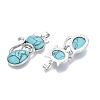 Natural & Synthetic Mixed Gemstone Pendants GG-N001-03P-2