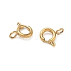 Ion Plating(IP) 304 Stainless Steel Smooth Surface Spring Ring Clasps STAS-D149-01G-01-2