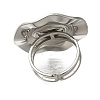 Anti-Tarnish 304 Stainless Steel Ring Components STAS-U031-03P-3