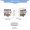 Word Mama Needs Coffee Silicone Beads SIL-CA0002-73-2