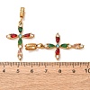 304 Stainless Steel Rhinestone Pendants RB-CBA5CCB-05B-G-2