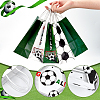 30Pcs 10 Styles Paper Football Pattern Printed Carry Storage Tote Bags ABAG-PH0001-98-3