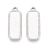 304 Stainless Steel Pendant Cabochon Settings STAS-N108-62P-1