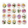 Alloy Epoxy Resin Pendants FIND-Z114-01G-05-1