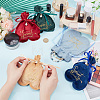 6 Sets 6 Colors Velvet Jewelry Drawstring Gift Bags ABAG-BC0001-46-3