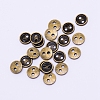 Alloy Mini Buttons PALLOY-WH0076-49B-AB-1
