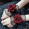 Lace Wrist Sleeves; Dark Series Lolita Hand Cuff PW-WGC86E6-01-2