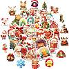 50Pcs Christmas Theme Cartoon Paper Stickers DIY-P085-08-3