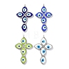 Handmade Evil Eye Lampwork Pendants LAMP-C009-04-1