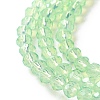 Baking Paint Transparent Glass Beads Strands X-DGLA-A034-J4MM-D02-3