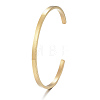 Ion Plating(IP) 304 Stainless Steel Cuff Bangles LS-BJEW-K173-02G-7