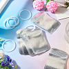 50Pcs Rectangle Plastic Resealable Packaging Bags OPP-TA0001-30A-6