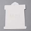 100Pcs Paper Hair Tie Display Cards CDIS-WH0006-13C-2