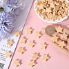 120Pcs Natural Maple Wood Beads WOOD-SC0001-63-3