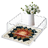 Square Acrylic Trays ODIS-WH0007-013A-1