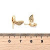 Brass Micro Pave Cubic Zirconia Pendant Bails KK-Z131-03G-3