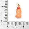 Spray Painted Brass Pendants KK-CBAE20A-01E-G-3