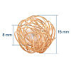 Copper Wire Beads X-PALLOY-JF00396-3