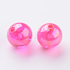 Eco-Friendly Transparent Acrylic Beads PL735-15-2