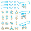 DIY Brooch Making Kits DIY-TA0014-89-1