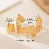Iron Textured Heart Cuff Bangles & Rings Sets for Women WG0A4C8-01-4