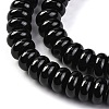 Natural Black Agate(Dyed & Heated) Beads Strands G-G177-F01-02-4