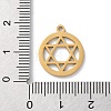 304 Stainless Steel Pendants STAS-S149-10G-3