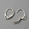 925 Sterling Silver Leverback Earring Findings STER-WH0004-011-2