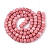 Ombre Effect Dyed Glass Beads Strands GLAA-N067-01A-10-2