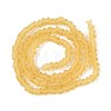 Frosted Transparent Glass Beads Strands LS-GLAA-N016-4mm-23-3