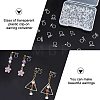 80Pcs 8 Style Resin Clip-on Earring Findings FIND-AR0002-49-4