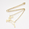 201 Stainless Steel Pendant Necklaces NJEW-T009-JN097-2-40-2