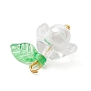 Glass Pendants PALLOY-MZ00837-04-4